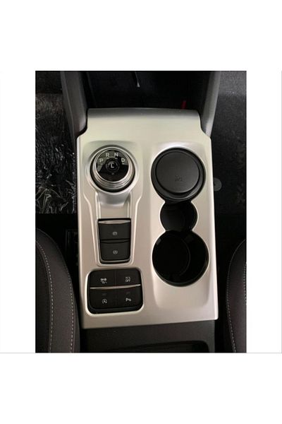 Autokit Compatible for Focus 2019 Vites Console Coating Silver (ABS)