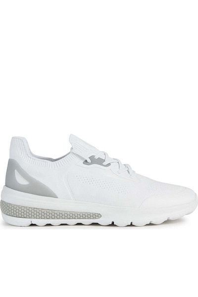 Geox White Trainers Mens Shoes