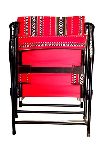 Cady One High-quality, padded, lightweight folding chair with high back for camping and trekking