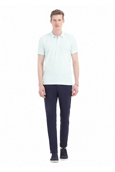 Ramsey Printed Polo Neck 100% Cotton T-shirt