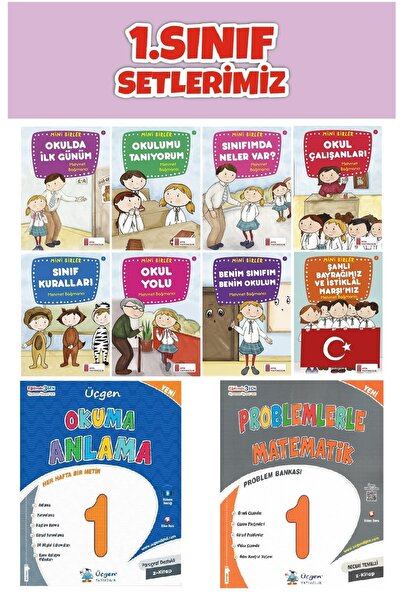 Üçgen Yayıncılık Üçgen 1.Sınıf 2.Dönem Problemlerle Matematik-Okuma Anlama-8 ...