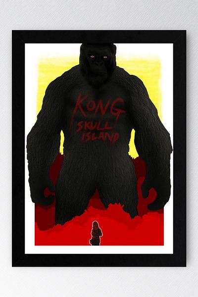 Saturn Pictură înrămată Kong Skull Island - Pictură poster film Skull Island