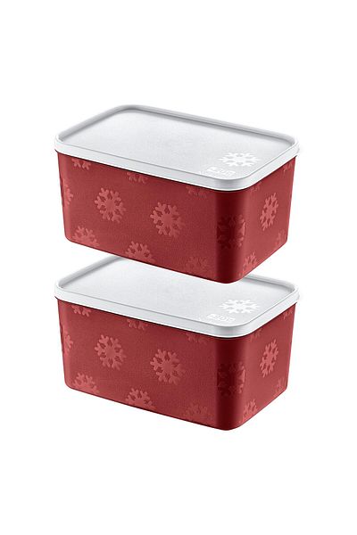 Smartware Carmen 2600 ml - Set of 2 No Frost Storage Containers