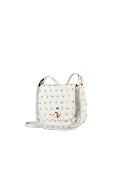Armine Arm-139 White Printed Women's Bag