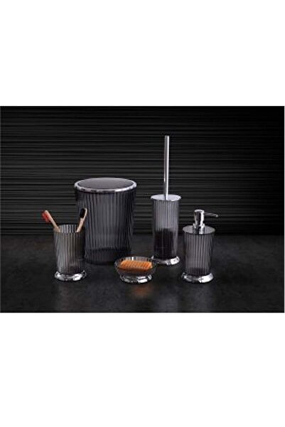 Prima Nova Primanova Nely Bathroom Set Transparent Black M-Sas08-25