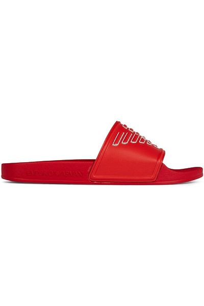 Emporio Armani Șlapi roșii de damă Emporio Armani Chaussures Rubino