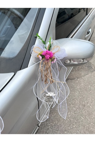 ecrin tuhafiye hobi 10 Adet Düğün Arabası Süsü Gelin Arabası Konvoy Süsü & Bohça Süsü