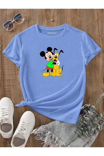 BENROMA 1 tricou este un cadou pentru achiziții de 6 și mai sus în coș - tricou pentru copii imprimat cu personaje de desene animate