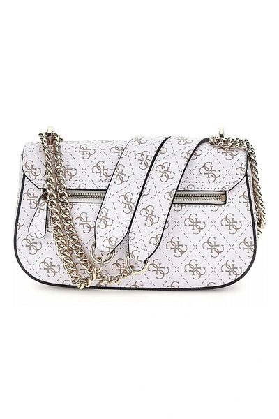 Guess Eco Erica Cnvrtble Xbody Flap Women's Cream Crossbody Bag Hweqg951021-Crg