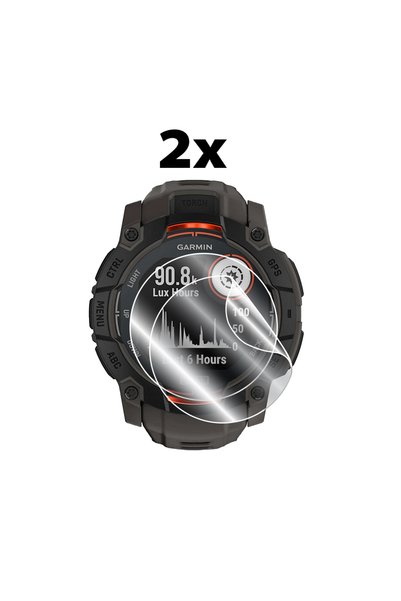 Ipg GARMIN Instinct 3 – 50 mm ile uyumlu IPG HydroGel Ekran Koruyucu (2 Adet)