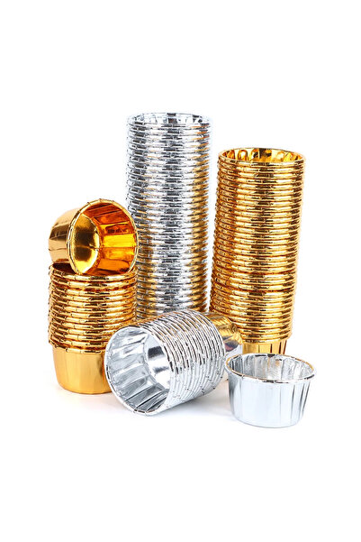 Gondol GOLD/GÜMÜŞ 12Lİ PARLAK MUFFİN KEK KALIBI