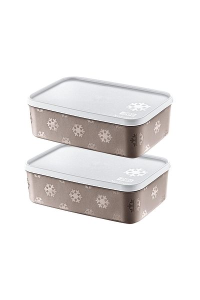 Smartware Terra 1600 ml - Set of 2 No Frost Storage Containers