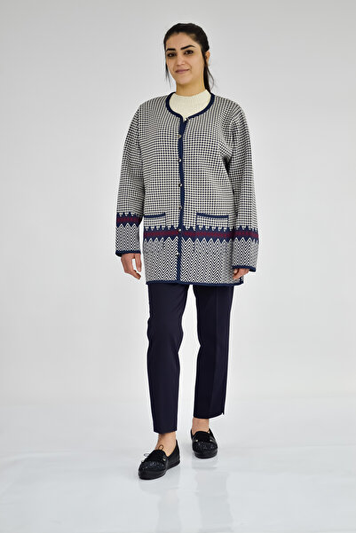 Tuğra Сумка з нульовим коміром і візерунком «гусяча лапка»