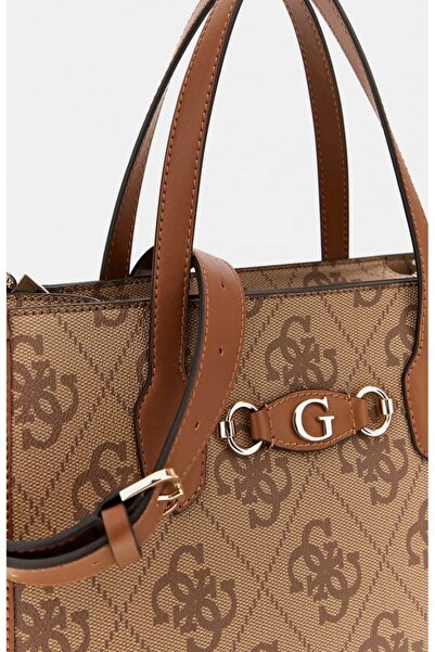 Guess IZZY 2 COMP TOTE Kadın Kahverengi El Çantası HWOS8654220-LTL