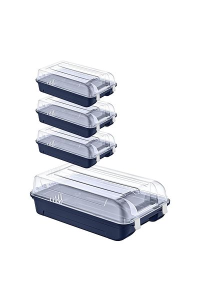 Smartware Σετ γυναικείων παπουτσιών Navy Blue 4 τεμαχίων