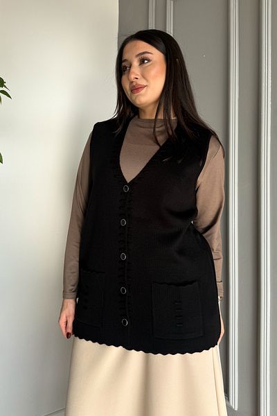 ModaPlaza Women's Acrylic Knitwear Vest