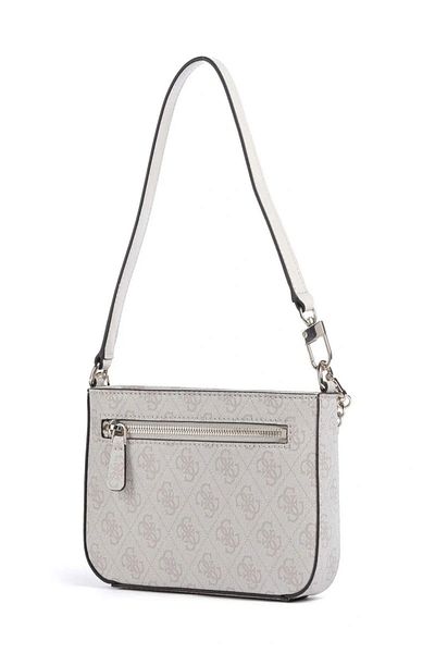 Guess Noelle Mini Ball Zip přes rameno Dámská krémová taška přes rameno Hwbd7879720-dvl