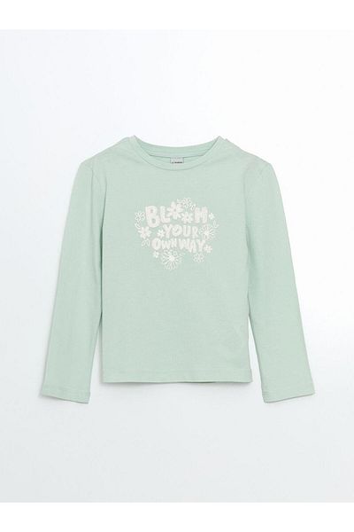 LC Waikiki LCW Kids T-Shirt mit Rundhalsausschnitt für Mädchen, 2er-Pack