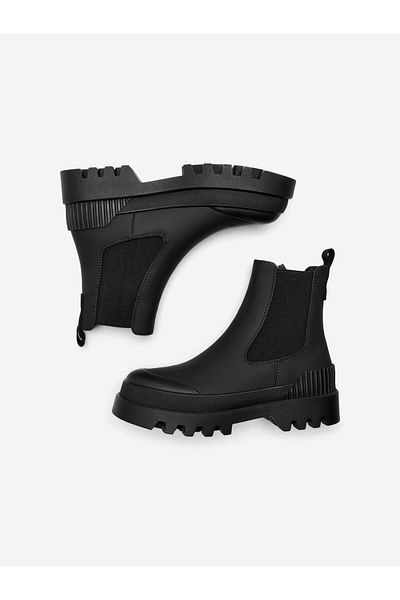 ONLY Black Women's Leather Boots 15304863
