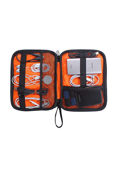 DysCase حقيبة ملحقات تكنولوجيا متعددة الأغراض، حقيبة منظم، منظم السفر