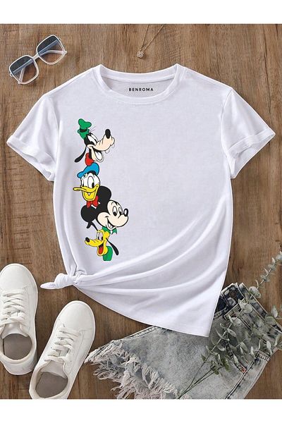 BENROMA 1 produs pentru achiziții de 6 și mai sus este un tricou pentru copii imprimat cu personaje de desene animate