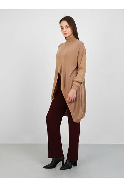 Por La Cara Knitwear Tunic - Biskuvi - Por La Cara