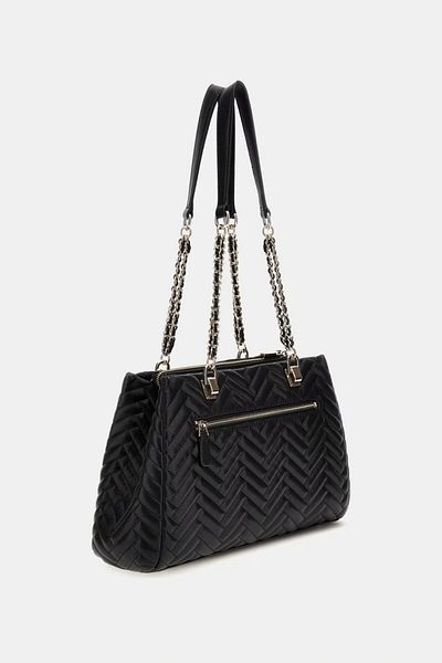 Guess Чанта за рамо ANNING SHOULDER, черна, за жени, HWQG9508090-BLA