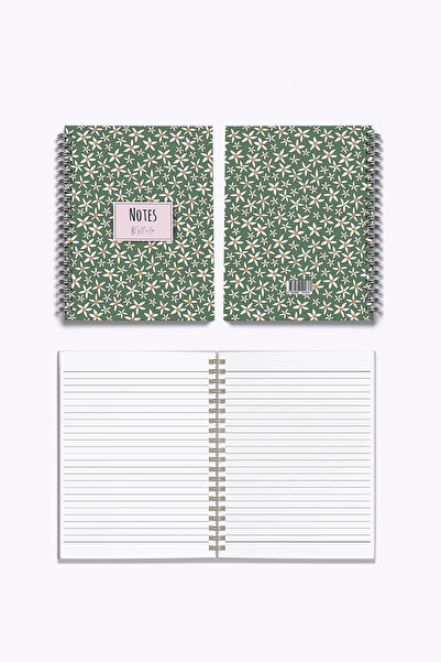 My Mia Art Startflower-Mini Hard Cover Spiral Notebook, 12X17 cm