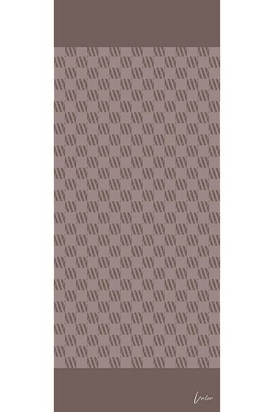 VALORSCARF Σάλι ζακάρ με μοτίβο εικόνας Elegance Collection