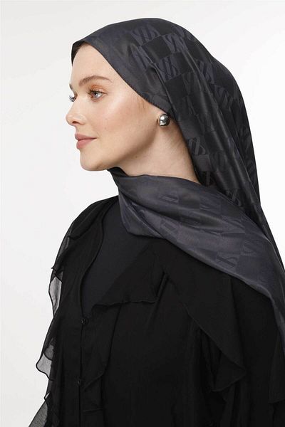 VALORSCARF Σάλι ζακάρ με μοτίβο εικόνας Elegance Collection