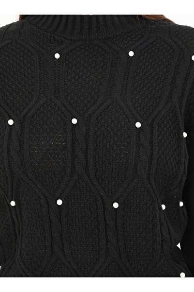 Por La Cara Black Knitwear Tunic - Por La Cara Design