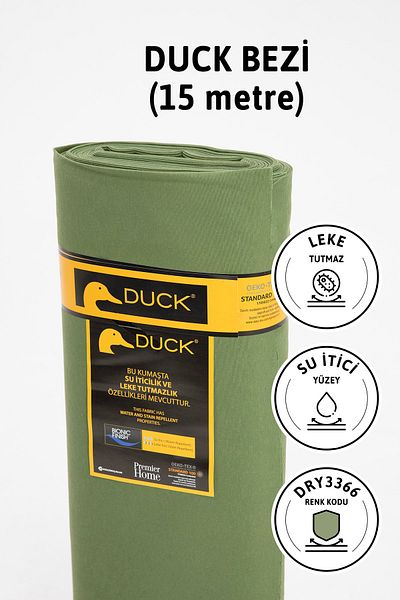 FAVORA Premier Meter's Duck Linen Υφασμάτινο Αδιάβροχο Πανί 15 Yards Dry3366 - Χακί