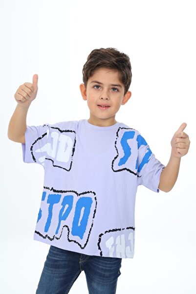Toontoy Tricou Stpo cu imprimeu pentru băieți