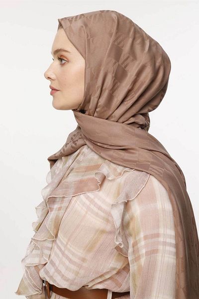 VALORSCARF Σάλι ζακάρ με μοτίβο εικόνας Elegance Collection