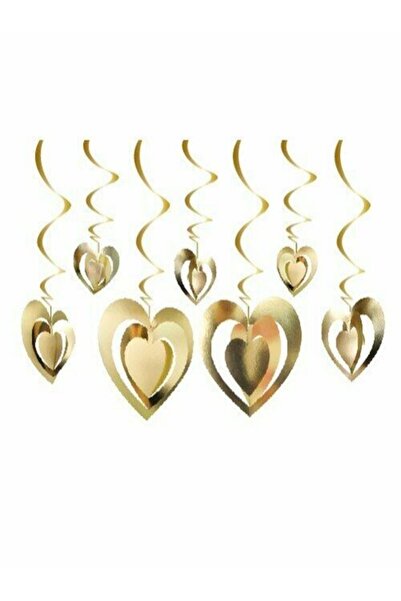 hediyelikdünyası Pachet de 10 auriu cu decorațiuni 3D pentru tavan pentru Ziua Îndrăgostiților