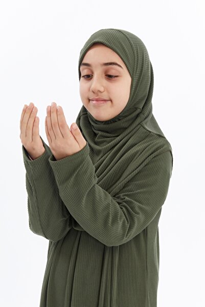 Altobeh Practical Camisole Kids Prayer Dress - with Headscarf