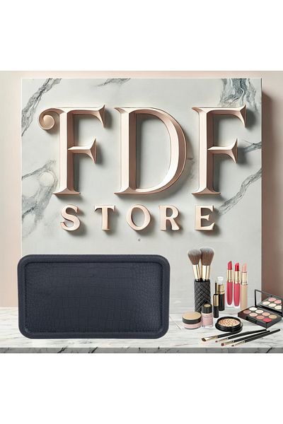FDF STORE Silicone Makeup Bag - Custom Fresh Scented, Machine Washable 100% Domestic Production