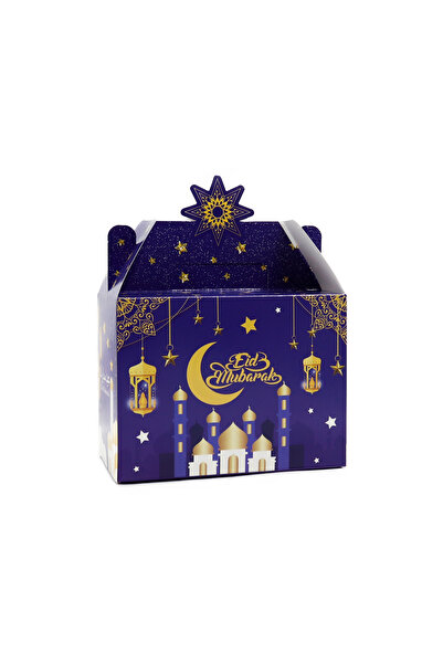 repro design 16x12 cm Ramazan Hediye Kutusu Mor 1 Adet