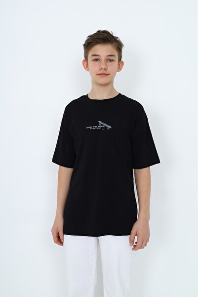 Toontoy Tricou cu imprimeu Skateboard pentru băiat