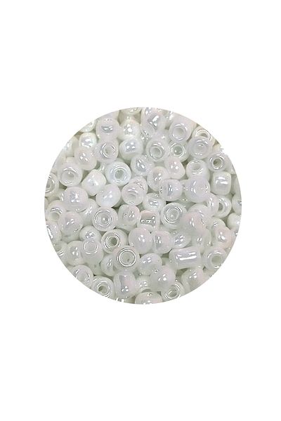 STUMBANNG Cast Glass Sand Beads (8/0) 3 mm - 20 Grams - Pearl White - Bnc145