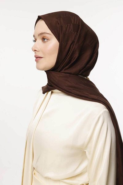VALORSCARF Σάλι ζακάρ με μοτίβο εικόνας Elegance Collection