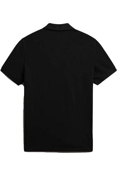 Napapijri Tricou polo negru pro bărbați Napapijri Eolanos 3