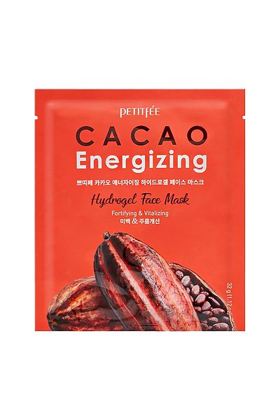 Petitfee Petitfee Cacao Energizing Hydrogel Pleťová maska ​​32 g - Maska s kakaovým extraktem