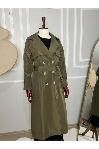 Limon X LİMON X UZUN CEPLİ TRENCHCOAT