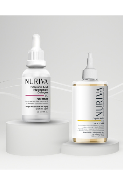NURIVA HydraBoost Seti (Yoğun Nem & Yenileyici Serum + Canlandırıcı ve Gözene...