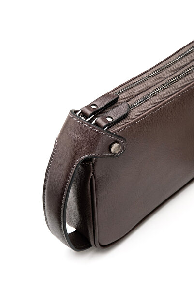 Niki Leather Raul Genuine Leather Zippered Portfolio