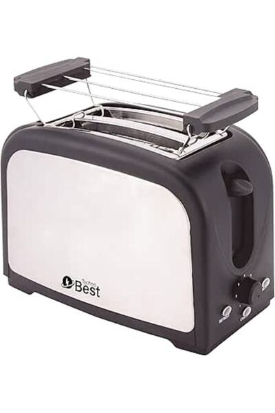 Techno Best 750W 2 Slice Stainless Steel Electric Toaster  BET-01S