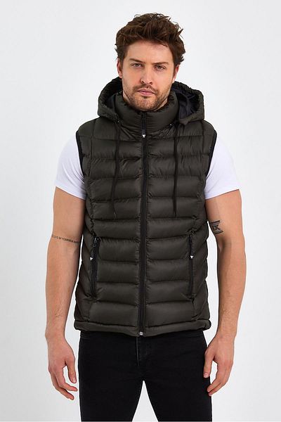 Cavla Collection Men's Slipping Hooded Vest