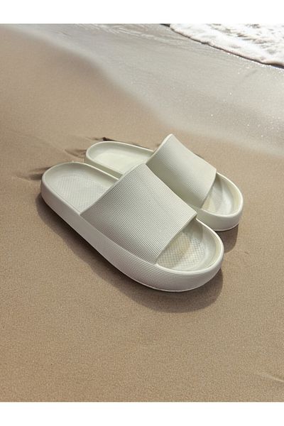 SHOUGO Women's Beach Pool Sea Daily Home Bathroom Anti-Slip Sole Slippers