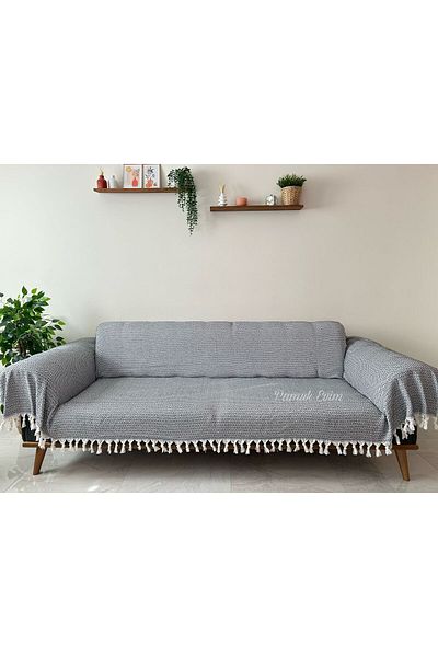 metin tekstil Buldan Handcrafted Sofa Sofa Bed Armchair Cover 180x300 Large Size Cotton Woven